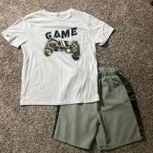 SHEIN outfit, size 11-11 little green & white